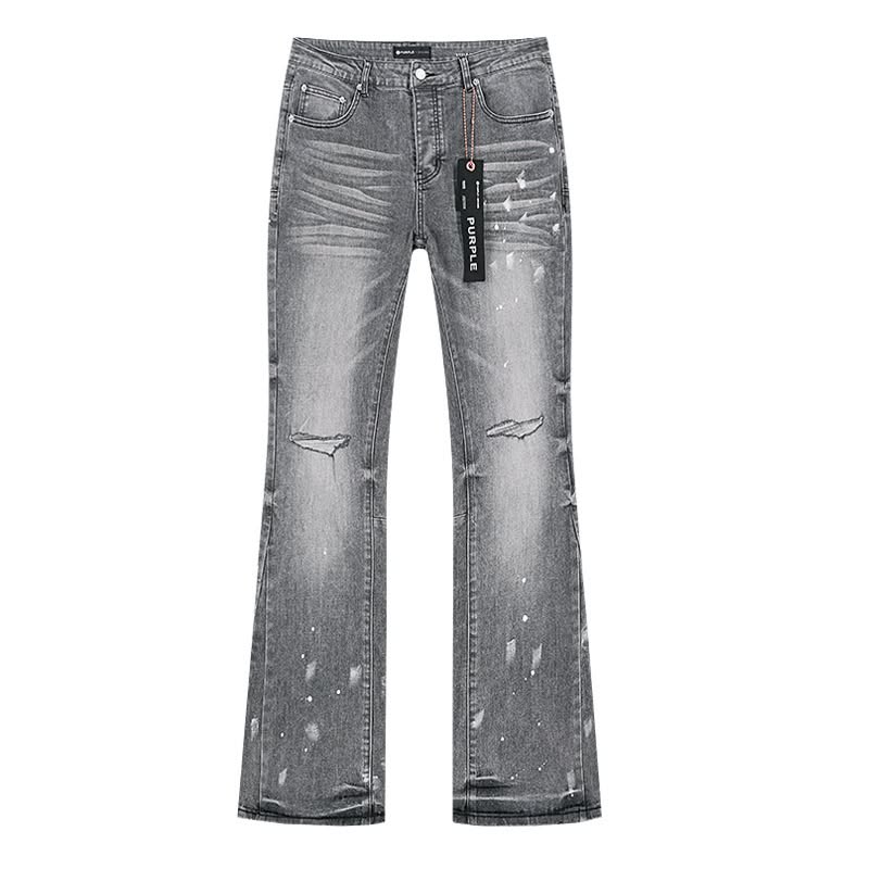 Purple Flared Jeans