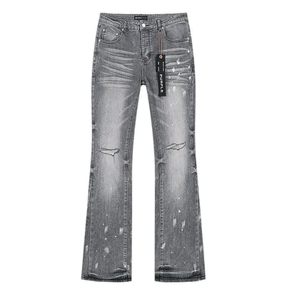 Purple Flared Jeans