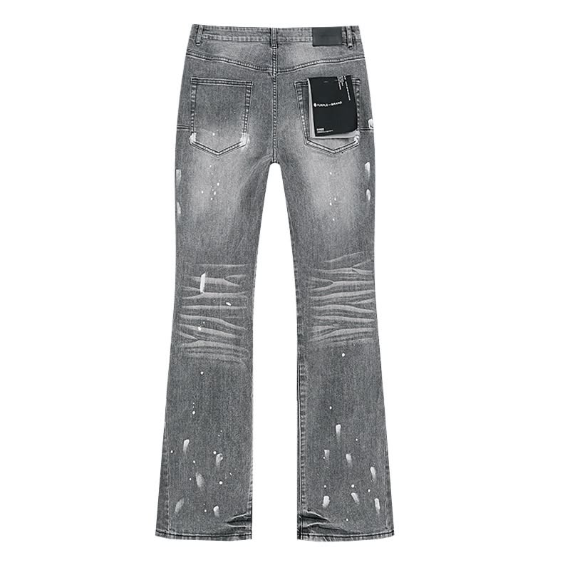 Purple Flared Jeans