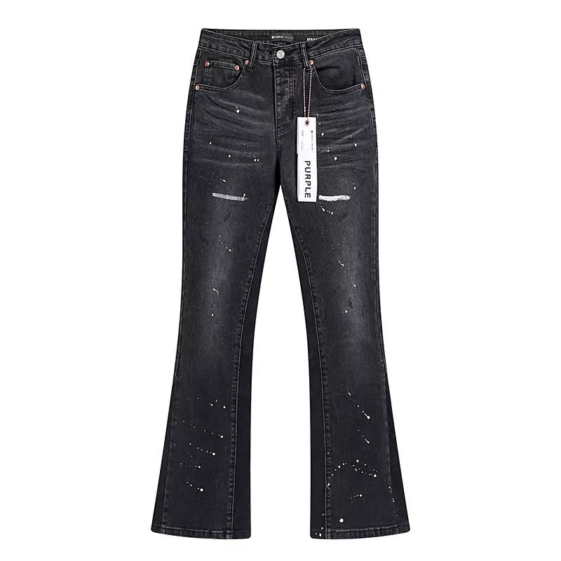 Purple Flared Jeans