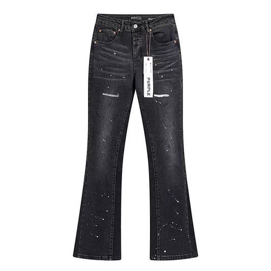 Purple Flared Jeans