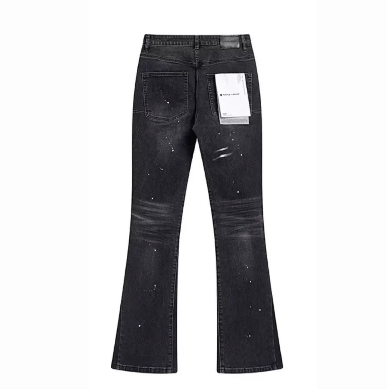 Purple Flared Jeans