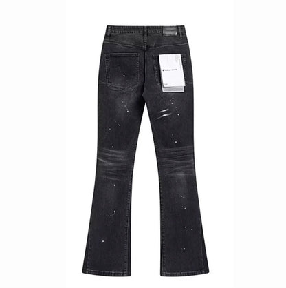 Purple Flared Jeans