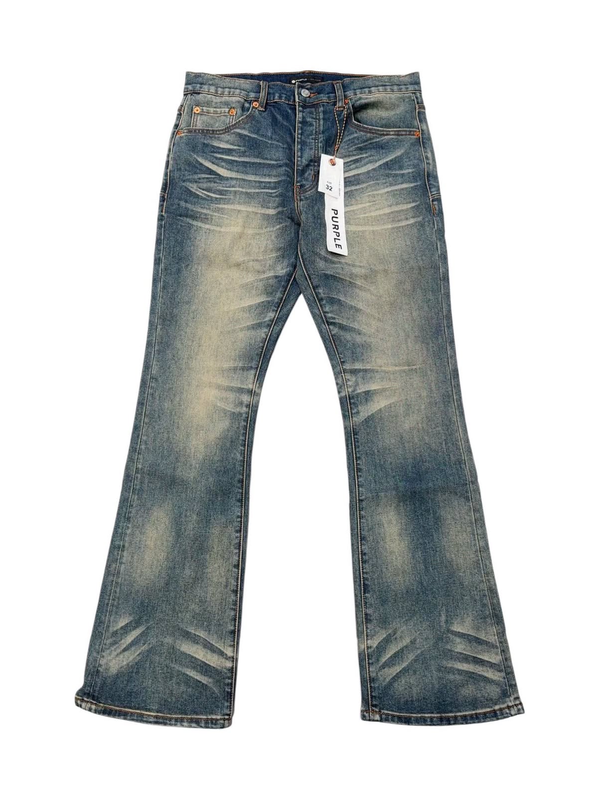 Purple Flared Jeans