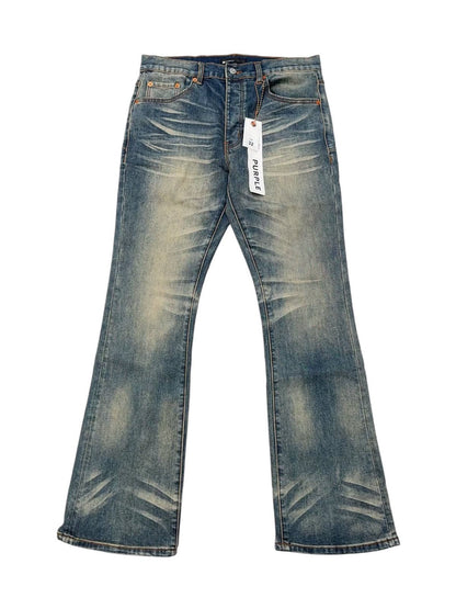 Purple Flared Jeans