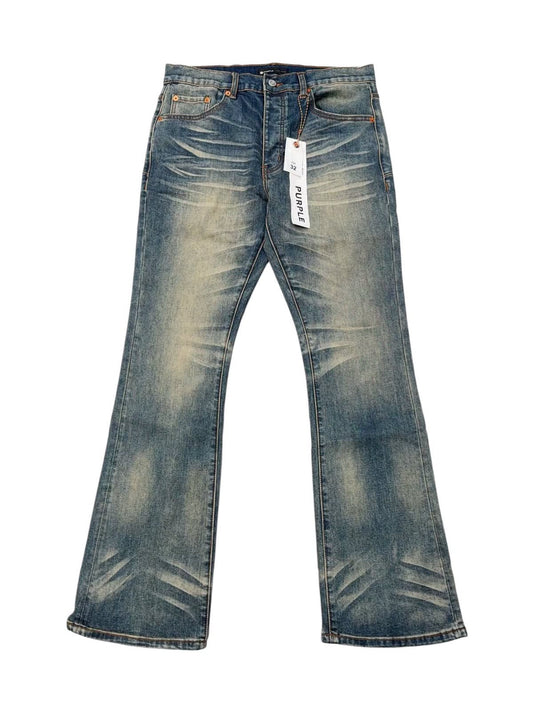 Purple Flared Jeans